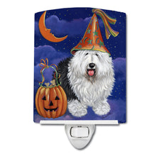 Load image into Gallery viewer, Old English Sheepdog Halloween Ceramic Night Light PPP3118CNL
