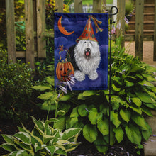 Load image into Gallery viewer, Old English Sheepdog Halloween Garden Flag – Decorative Outdoor Yard Flag PPP3118GF