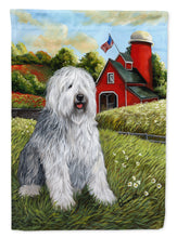 Load image into Gallery viewer, Old English Sheepdog Heaven Garden Flag – Decorative Outdoor Yard Flag PPP3119GF