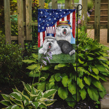 Load image into Gallery viewer, Old English Sheepdog USA Garden Flag – Decorative Outdoor Yard Flag PPP3121GF