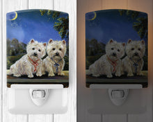 Load image into Gallery viewer, Westie Moonlight Stroll Ceramic Night Light PPP3122CNL