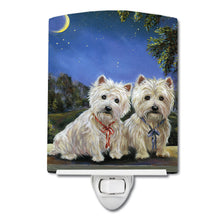 Load image into Gallery viewer, Westie Moonlight Stroll Ceramic Night Light PPP3122CNL