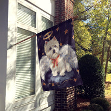 Load image into Gallery viewer, Westie Christmas Angel Flag Canvas House Size PPP3123CHF