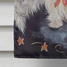 Load image into Gallery viewer, Westie Christmas Angel Flag Canvas House Size PPP3123CHF