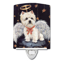 Load image into Gallery viewer, Westie Christmas Angel Ceramic Night Light PPP3123CNL