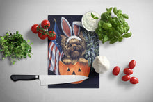 Load image into Gallery viewer, Yorkie for All Seasons Glass Cutting Boards – Durable, Decorative Kitchen Art Large PPP3124LCB