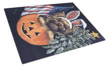 Load image into Gallery viewer, Yorkie for All Seasons Glass Cutting Boards – Durable, Decorative Kitchen Art Large PPP3124LCB