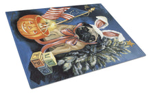 Load image into Gallery viewer, Pug for All Seasons Glass Cutting Boards – Durable, Decorative Kitchen Art Large PPP3125LCB