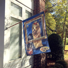 Load image into Gallery viewer, Yorkie Pretty as a Picture Flag Canvas House Size PPP3126CHF