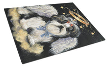 Load image into Gallery viewer, Shih Tzu Christmas Angel Glass Cutting Boards – Durable, Decorative Kitchen Art Large PPP3127LCB