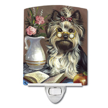 Load image into Gallery viewer, Yorkie Teacher's Pet Ceramic Night Light PPP3128CNL