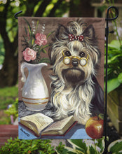 Load image into Gallery viewer, Yorkie Teacher's Pet Garden Flag – Decorative Outdoor Yard Flag PPP3128GF