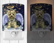Load image into Gallery viewer, Yorkie Christmas Family Tree Ceramic Night Light PPP3131CNL