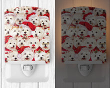 Load image into Gallery viewer, Westie Christmas a Plenty Ceramic Night Light PPP3133CNL
