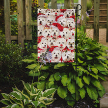 Load image into Gallery viewer, Westie Christmas a Plenty Garden Flag – Decorative Outdoor Yard Flag PPP3133GF