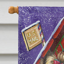 Load image into Gallery viewer, Yorkie Christmas Letter to Santa Flag Canvas House Size PPP3140CHF