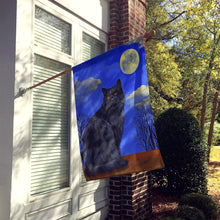 Load image into Gallery viewer, Black Cat Hocus Pocus Halloween Flag Canvas House Size PPP3142CHF