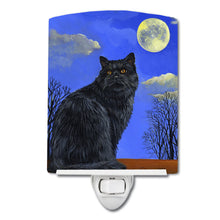 Load image into Gallery viewer, Black Cat Hocus Pocus Halloween Ceramic Night Light PPP3142CNL