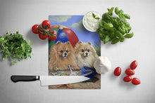 Load image into Gallery viewer, Pomeranian Beach Glass Cutting Boards – Durable, Decorative Kitchen Art Large PPP3145LCB