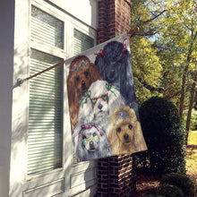 Load image into Gallery viewer, Poodle Oodles Flag Canvas House Size PPP3149CHF