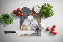 Load image into Gallery viewer, Poodle Oodles Glass Cutting Boards – Durable, Decorative Kitchen Art Large PPP3149LCB
