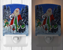 Load image into Gallery viewer, Poodle Christmas Santa Ceramic Night Light PPP3150CNL
