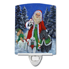 Load image into Gallery viewer, Poodle Christmas Santa Ceramic Night Light PPP3150CNL