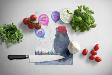 Load image into Gallery viewer, Poodle Totally Chic Glass Cutting Boards – Durable, Decorative Kitchen Art Large PPP3151LCB