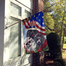 Load image into Gallery viewer, Poodle USA Flag Canvas House Size PPP3152CHF