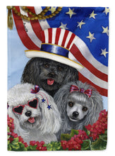 Load image into Gallery viewer, Poodle USA Flag Canvas House Size PPP3152CHF