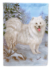 Load image into Gallery viewer, Samoyed Happiness Flag Canvas House Size PPP3157CHF