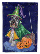 Load image into Gallery viewer, Schnauzer Halloween Good Witch Garden Flag – Decorative Outdoor Yard Flag PPP3159GF