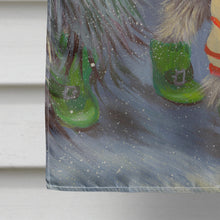 Load image into Gallery viewer, Schnauzer Christmas Green Boots Flag Canvas House Size PPP3160CHF