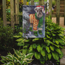 Load image into Gallery viewer, Schnauzer Christmas Green Boots Garden Flag – Decorative Outdoor Yard Flag PPP3160GF