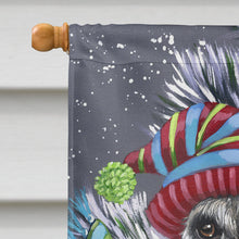 Load image into Gallery viewer, Schnauzer Christmas Letter to Santa Flag Canvas House Size PPP3162CHF