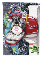 Load image into Gallery viewer, Schnauzer Christmas Letter to Santa Garden Flag – Decorative Outdoor Yard Flag PPP3162GF