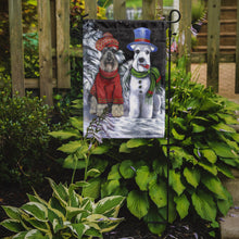Load image into Gallery viewer, Schnauzer Christmas Snow Dog Garden Flag – Decorative Outdoor Yard Flag PPP3165GF