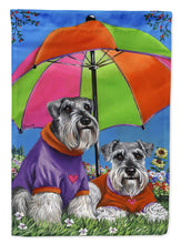 Load image into Gallery viewer, Schnauzer Soulmates Garden Flag – Decorative Outdoor Yard Flag PPP3166GF