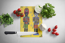 Load image into Gallery viewer, Scottie and Westie Christmas Nutcrackers Glass Cutting Boards – Durable, Decorative Kitchen Art Large PPP3169LCB