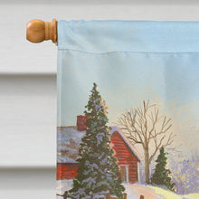 Load image into Gallery viewer, Scottie and Westie Christmas Pine Hill Flag Canvas House Size PPP3170CHF