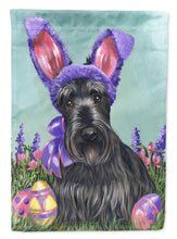 Load image into Gallery viewer, Scottie Easter Bunny Flag Canvas House Size PPP3172CHF