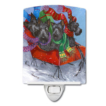 Load image into Gallery viewer, Scottie Christmas Dashing Ceramic Night Light PPP3174CNL