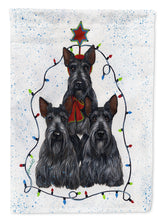 Load image into Gallery viewer, Scottie Christmas Family Tree Flag Canvas House Size PPP3176CHF