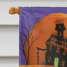 Load image into Gallery viewer, Scottie Halloween Haunted House Flag Canvas House Size PPP3177CHF