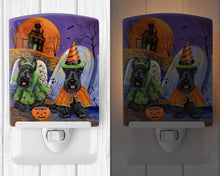 Load image into Gallery viewer, Scottie Halloween Haunted House Ceramic Night Light PPP3177CNL
