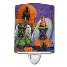 Load image into Gallery viewer, Scottie Halloween Haunted House Ceramic Night Light PPP3177CNL