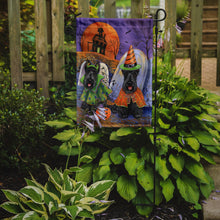Load image into Gallery viewer, Scottie Halloween Haunted House Garden Flag – Decorative Outdoor Yard Flag PPP3177GF