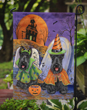 Load image into Gallery viewer, Scottie Halloween Haunted House Garden Flag – Decorative Outdoor Yard Flag PPP3177GF