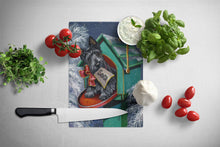 Load image into Gallery viewer, Scottie Christmas Letter to Santa Glass Cutting Boards – Durable, Decorative Kitchen Art Large PPP3178LCB