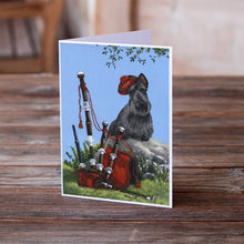 Load image into Gallery viewer, Scottie Piper Greeting Cards -  Blank Note Cards – 8-Pack of Artist-Designed Cards with Envelopes